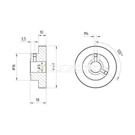 Рукоятка H3512-8 фото