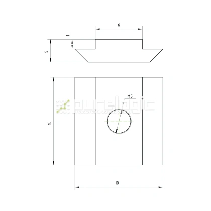 Сухарь пазовый 20HM5 фото