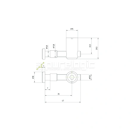 Пазовый соединитель 45MSW фото