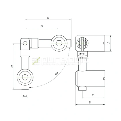Пазовый соединитель 30MSD-A фото