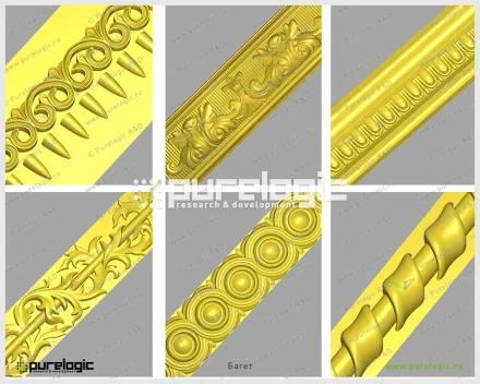 3D модели (Багет) фото