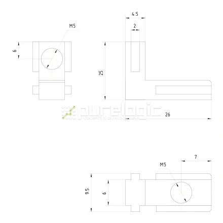 Внутренний угловой соединитель 20DKE фото