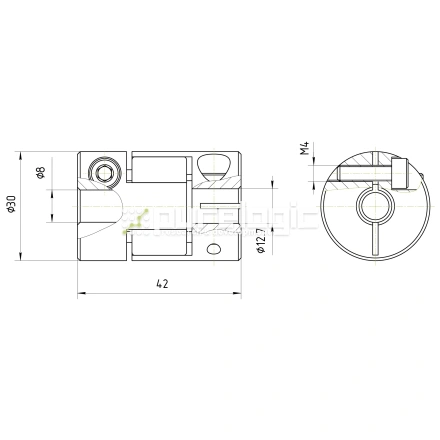 Муфта соединительная BF-3042-12.7-8 фото