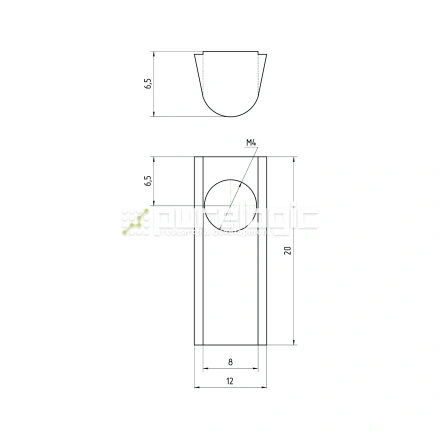 Гайка Т-образная 30TH4 фото