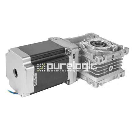 Двигатель шаговый с редуктором PL86WG118-40 фото