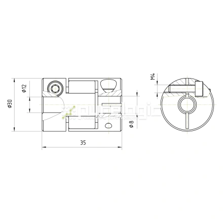 Муфта соединительная BF-3035-8-12 фото