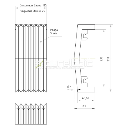 Гофрозащита DCV-T21-100 фото