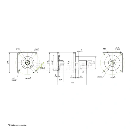 Редуктор планетарный 130PX6K-19K фото