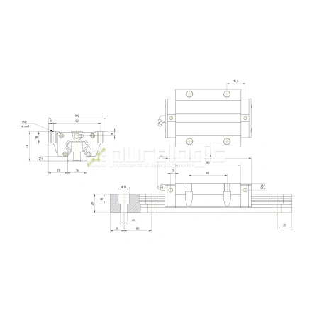 Модуль опорный HSAC GHW35CC фото