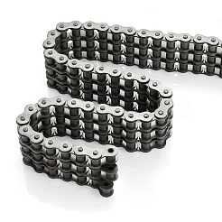 Цепь приводная роликовая трехрядная 06B-3