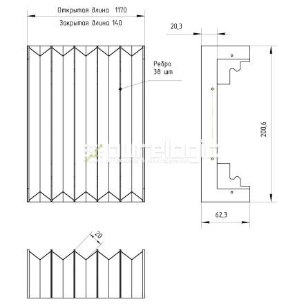 Гофрозащита DCV-T12-1000 фото