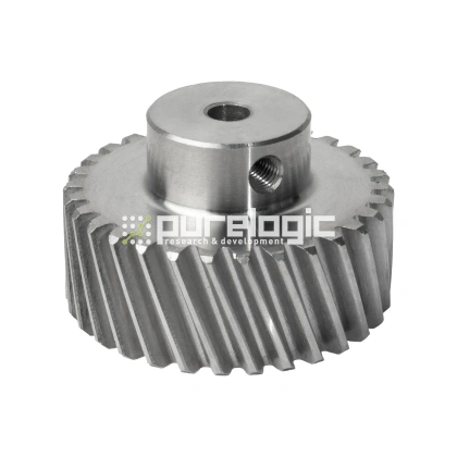 Шестерня к рейкам косозубым GR3-30-6.35-1.5 фото