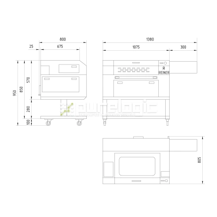 Лазерный станок REINER LH640-60W фото