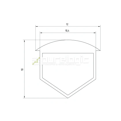 Заглушка пазовая RC10 фото