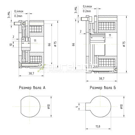Тормоз электрический WSDZ1-2-24 фото