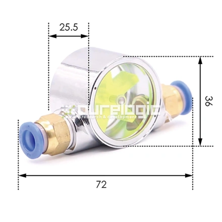 Визуальный индикатор потока WFS-1M-8 фото