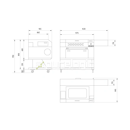 Лазерный станок REINER LH960-100W фото