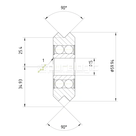 Опорный ролик W4X фото