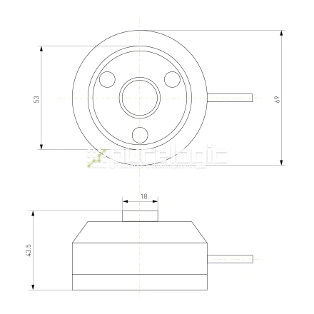 Датчик высоты инструмента ZHTLS-02 фото