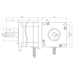 Двигатель шаговый PL130H227-D19