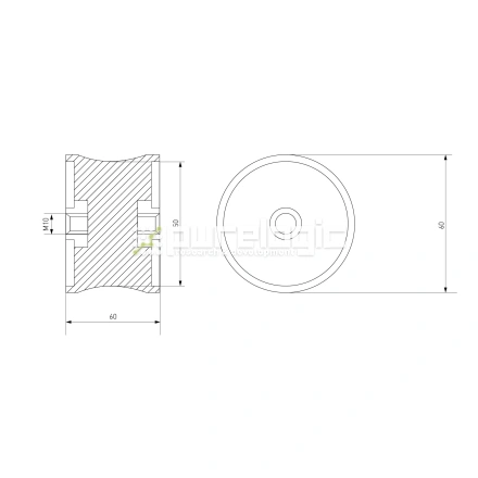 Виброопора GDD6060M10 фото