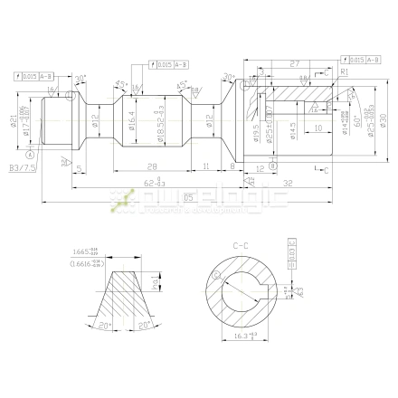 Червячный винт W4060-14 фото