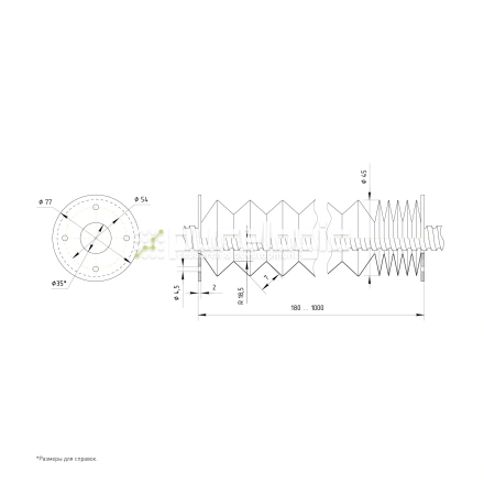 Гофрозащита DCV-B25-1000 фото