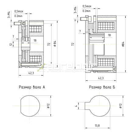 Тормоз электрический WSDZ1-4-24 фото