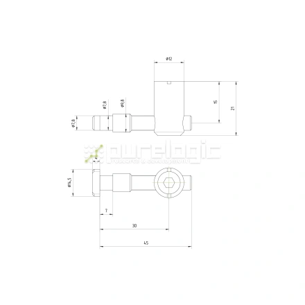 Пазовый соединитель 30MSN фото