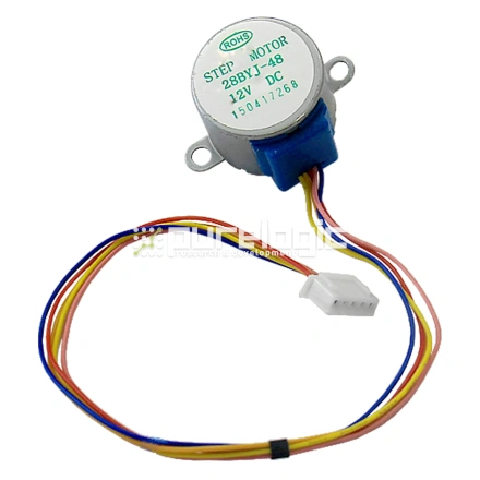 Двигатель шаговый униполярный 28BYJ-48-12 фото