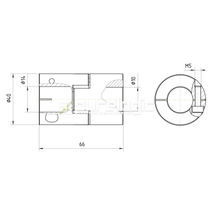 Муфта соединительная BF1-4066-14-10 фото