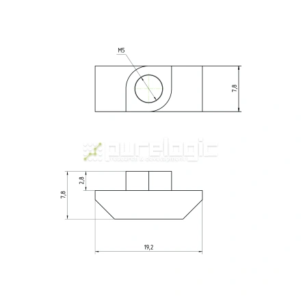 Гайка Т-образная 40TM5 фото