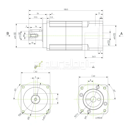 Редуктор планетарный прецизионный 42VRB15K-S13-P0 фото