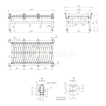 Рабочий стол RX-P1016-RL фото