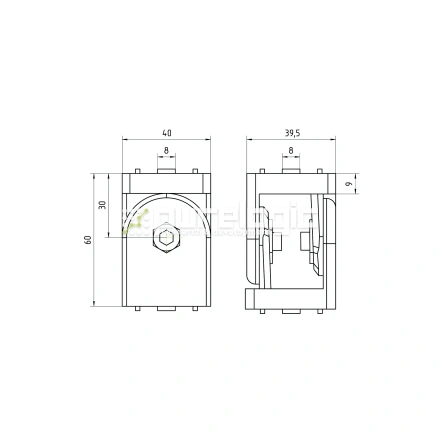 Подвижный кронштейн 40JL-A фото