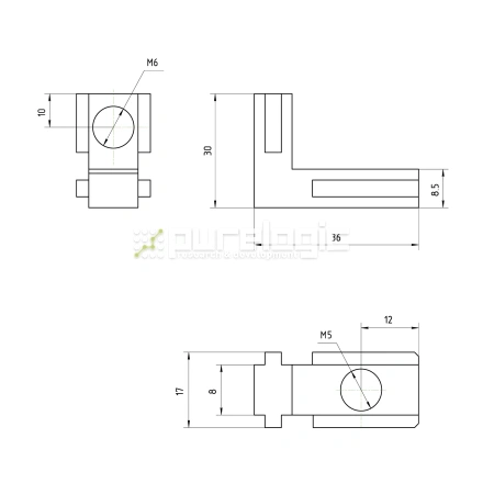 Внутренний угловой соединитель 40DKE фото