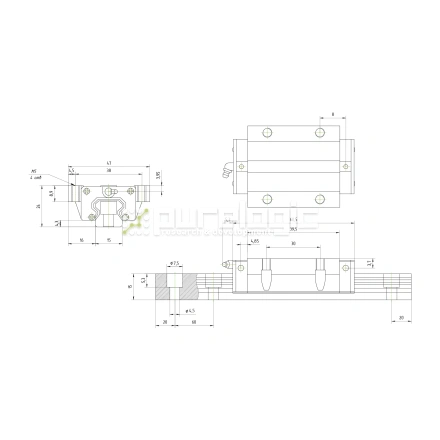 Модуль опорный HSAC GHW15CC фото