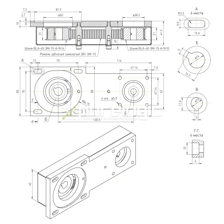 Блок привода PLLM-61-P1-32 фото