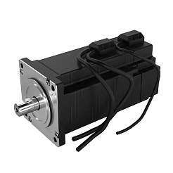 Двигатель шаговый с энкодером и тормозом HD86H82-D14-1KB