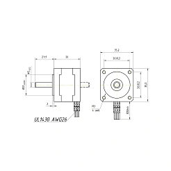 Двигатель шаговый FL35ST26-0284B