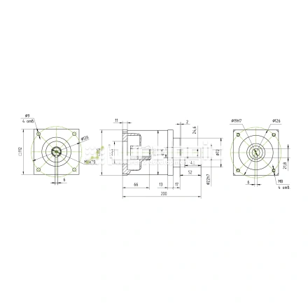 Редуктор планетарный 110PX4K-19K фото