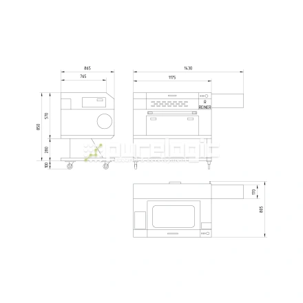 Лазерный станок REINER LP960-100W фото