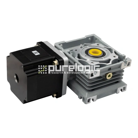 Двигатель шаговый с редуктором PL86H113-WG40-30 фото