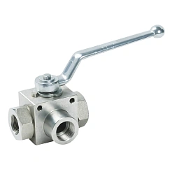 Гидравлический шаровый кран трехходовой PL3K-G3/4