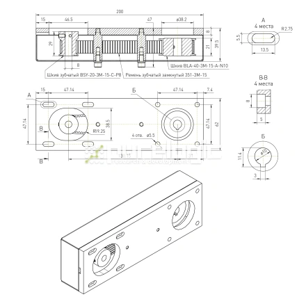 Блок привода PLLM-61-P2-11 фото